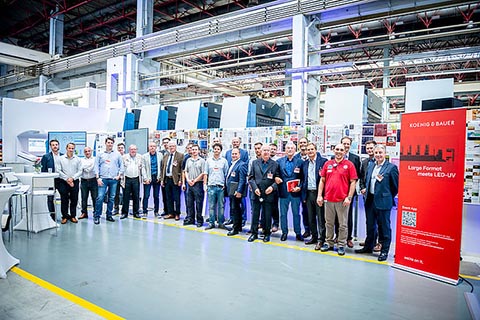 Large Format Meets Led Uv Koenig Bauer Demonstrates Cost